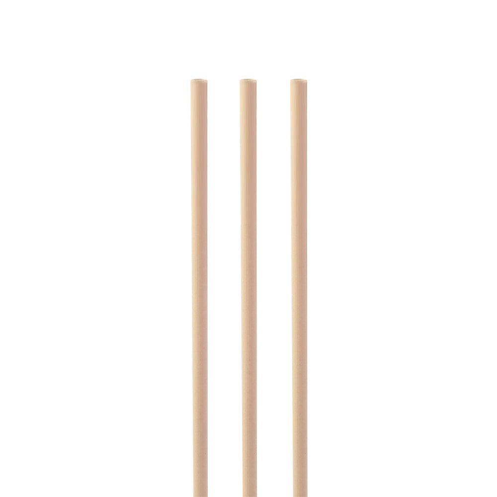 210x8mm Bamboo Fiber Milkshake Straw